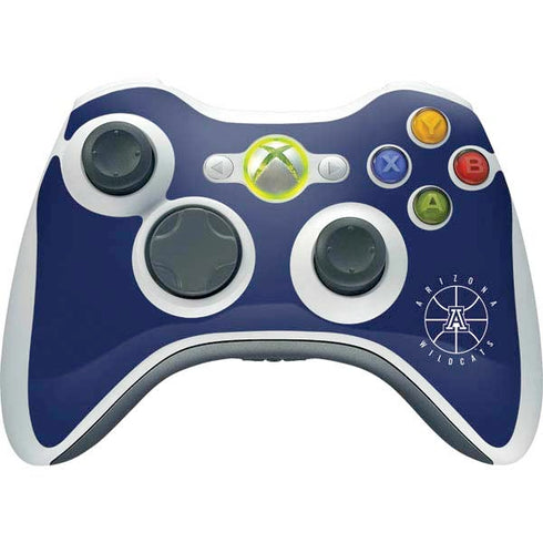 University of Arizona Basketball Mark Blue Xbox 360 Wireless Controller Skin