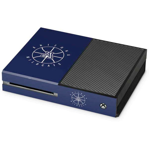 University of Arizona Basketball Mark Blue Xbox One Console Skin