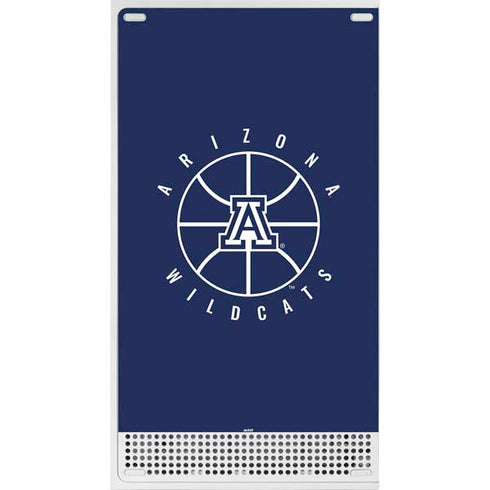 University of Arizona Basketball Mark Blue Xbox Series S Console Skin