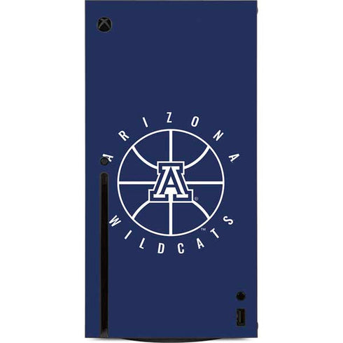 University of Arizona Basketball Mark Blue Xbox Series X Console Skin