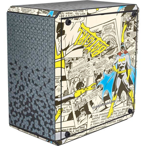 DC Comics Batman Batgirl Vintage Action pose pattern Cooler Master MasterBox Q300L Mini Tower Skin