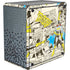DC Comics Batman Batgirl Vintage Action pose pattern Cooler Master MasterBox Q300L Mini Tower Skin