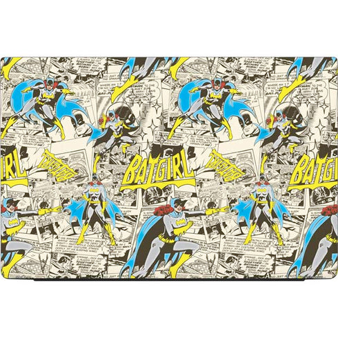 DC Comics Batman Batgirl Vintage Action pose pattern Dell Vostro Skin