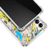 DC Comics Batman Batgirl Vintage Action pose pattern Galaxy A14 5G Clear Case