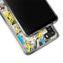 DC Comics Batman Batgirl Vintage Action pose pattern Galaxy A21 Clear Case