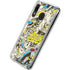 DC Comics Batman Batgirl Vintage Action pose pattern Galaxy A30 Clear Case