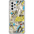 DC Comics Batman Batgirl Vintage Action pose pattern Galaxy A53 5G Clear Case