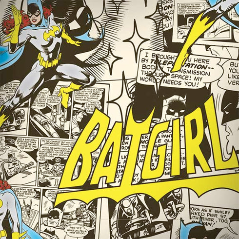 DC Comics Batman Batgirl Vintage Action pose pattern Galaxy Note 8 Skin