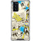 DC Comics Batman Batgirl Vintage Action pose pattern Galaxy Note20 5G Clear Case