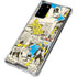 DC Comics Batman Batgirl Vintage Action pose pattern Galaxy Note20 5G Clear Case