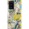 DC Comics Batman Batgirl Vintage Action pose pattern Galaxy Note20 Ultra 5G Lite Case