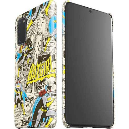 DC Comics Batman Batgirl Vintage Action pose pattern Galaxy S20 Lite Case