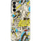DC Comics Batman Batgirl Vintage Action pose pattern Galaxy S21 5G Skin