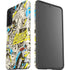 DC Comics Batman Batgirl Vintage Action pose pattern Galaxy S21 FE Pro Case