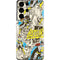 DC Comics Batman Batgirl Vintage Action pose pattern Galaxy S21 Ultra 5G Skin