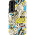 DC Comics Batman Batgirl Vintage Action pose pattern Galaxy S22 Pro Case