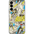 DC Comics Batman Batgirl Vintage Action pose pattern Galaxy S22 Skin