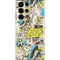 DC Comics Batman Batgirl Vintage Action pose pattern Galaxy S22 Ultra Skin