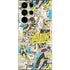 DC Comics Batman Batgirl Vintage Action pose pattern Galaxy S22 Ultra Skin