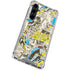 DC Comics Batman Batgirl Vintage Action pose pattern Galaxy S23 FE Clear Case