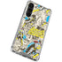 DC Comics Batman Batgirl Vintage Action pose pattern Galaxy S23 Plus Clear Case