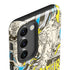 DC Comics Batman Batgirl Vintage Action pose pattern Galaxy S23 Plus Pro Case