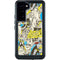 DC Comics Batman Batgirl Vintage Action pose pattern Galaxy S23 Plus Waterproof Case