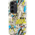 DC Comics Batman Batgirl Vintage Action pose pattern Galaxy S23 Pro Case