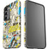 DC Comics Batman Batgirl Vintage Action pose pattern Galaxy S23 Pro Case