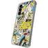 DC Comics Batman Batgirl Vintage Action pose pattern Galaxy S24 Plus Clear Case