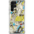 DC Comics Batman Batgirl Vintage Action pose pattern Galaxy S24 Ultra Clear Case