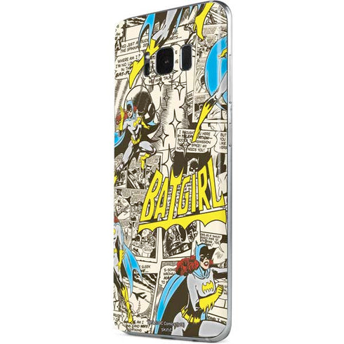 DC Comics Batman Batgirl Vintage Action pose pattern Galaxy S8 Plus Skin