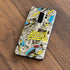DC Comics Batman Batgirl Vintage Action pose pattern Galaxy S9 Plus Skin