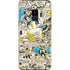 DC Comics Batman Batgirl Vintage Action pose pattern Galaxy S9 Skin