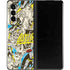 DC Comics Batman Batgirl Vintage Action pose pattern Galaxy Z Fold3 5G Skin