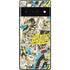 DC Comics Batman Batgirl Vintage Action pose pattern Google Pixel 6 Pro Skin