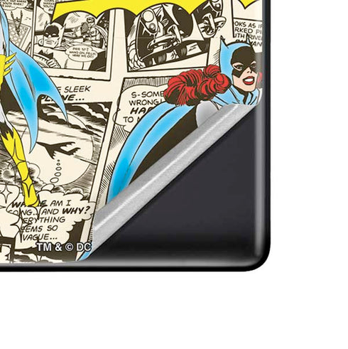 DC Comics Batman Batgirl Vintage Action pose pattern Google Pixel 6 Skin