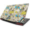 DC Comics Batman Batgirl Vintage Action pose pattern Lenovo IdeaPad Skin