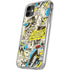 DC Comics Batman Batgirl Vintage Action pose pattern iPhone 11 Clear Case