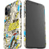 DC Comics Batman Batgirl Vintage Action pose pattern iPhone 11 Pro Lite Case