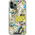 DC Comics Batman Batgirl Vintage Action pose pattern iPhone 11 Pro Max Clear Case