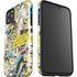 DC Comics Batman Batgirl Vintage Action pose pattern iPhone 11 Pro Max Impact Case