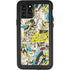 DC Comics Batman Batgirl Vintage Action pose pattern iPhone 11 Pro Waterproof Case