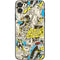 DC Comics Batman Batgirl Vintage Action pose pattern iPhone 11 Skin