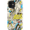DC Comics Batman Batgirl Vintage Action pose pattern iPhone 12 Impact Case