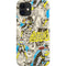 DC Comics Batman Batgirl Vintage Action pose pattern iPhone 12 Mini Lite Case