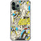 DC Comics Batman Batgirl Vintage Action pose pattern iPhone 12 Pro Clear Case