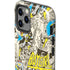 DC Comics Batman Batgirl Vintage Action pose pattern iPhone 12 Pro Impact Case