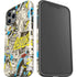 DC Comics Batman Batgirl Vintage Action pose pattern iPhone 12 Pro Impact Case