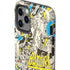 DC Comics Batman Batgirl Vintage Action pose pattern iPhone 12 Pro Max Impact Case